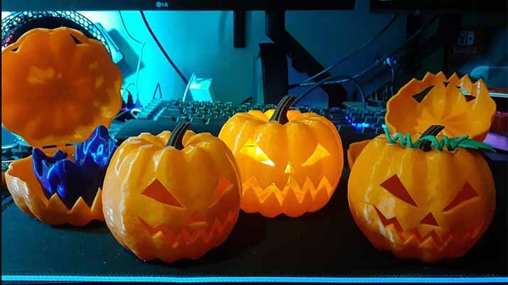 Print In Place Halloween Pumpkin Gift Box